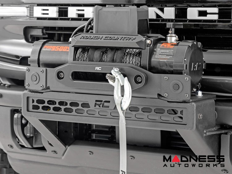 Ford Bronco Front Winch Mount High Mount For OE Modular Bumper